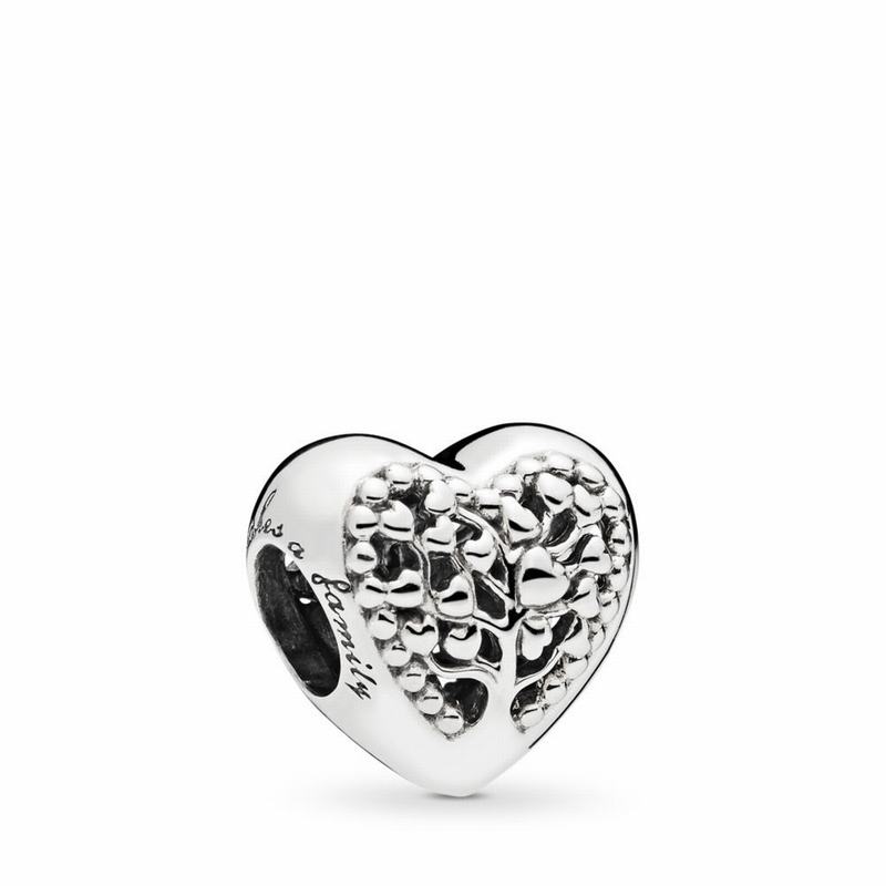 Pandora Flourishing Hearts Charm NZ Sale, Sterling Silver (187034-PLA)